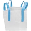 Kép 3/4 - BigBag zsák TOF4, 70x70x70 cm, PP, 4 fül, fehér, lapos aljú zsák, max. 800 kg