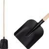 Kép 4/4 - Lapát S504B.WH 7130, fekete, 280x235 mm, fa nyéllel