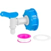 Kép 3/3 - Ventil Strend Pro, záhradný, 3/4", 16 mm, s redukciou na IBC nádrž, PVC