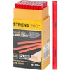 Kép 4/5 - Ceruza Strend Pro, ács, 176 mm, szögletes, fekete bél, Sellbox 50 db