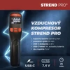 Kép 5/8 - Kompresszor Strend Pro K25, kézi, 150 psi, 10 bar, LED világítás, akkumulátoros pumpa