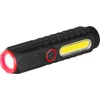 Kép 2/8 - Zseblámpa Strend Pro Flashlight, COB LED 120 lm, 35x35x132mm, USB töltés, csomag 10 db