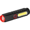 Kép 3/8 - Zseblámpa Strend Pro Flashlight, COB LED 120 lm, 35x35x132mm, USB töltés, csomag 10 db