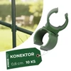 Kép 2/7 - Csatlakozó Strend Pro, műanyag, csatlakozó kerti támasztórudakhoz, 8 mm, 10 db-os csomag