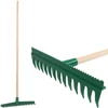 Kép 1/4 - Simító gereblye R140, 13 fogú, műanyag, simító éllel, 160 cm nyél