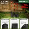 Kép 8/8 - Ásó Strend Pro Premium RedShark, hegyes, fa D-nyéllel 1150 mm, 10 év garancia