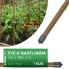 Kép 3/8 - Rúd Garden TY 16/1800 mm, acél/műanyag, barna, növény- és paradicsomtámasztó