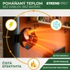 Kép 4/8 - Ventilátor Strend Pro, kandalló, füstcsőre rögzíthető és mágneses, hővel működő, 4 lapátos, fekete