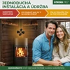 Kép 6/8 - Ventilátor Strend Pro, kandalló, füstcsőre rögzíthető és mágneses, hővel működő, 4 lapátos, fekete