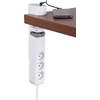 Kép 2/2 - Kábel Strend Pro, 1,4 m hosszúságú, hosszabbító, 6 az 1-ben, 3x aljzat, 2x USB-A, 1x USB-C, asztalra