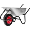 Kép 2/3 - Talicska Strend Pro Premium Fortis BLACK, Zn, SR tömör kerék, 100 liter, max. 160 kg
