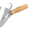 Kép 2/2 - Kőműveskanál Strend Pro, rozsdamentes acél, fa nyél, 180 mm