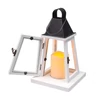 Kép 2/4 - Lámpás MagicHome LW8823, 17x17x33 cm, LED, 3xAAA, fa