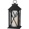 Kép 3/5 - Lámpás MagicHome Karácsonyi, LED meleg fehér, 3xAAA, műanyag, időzítő, fekete, 14x14x32.2 cm, mozgó