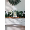Kép 5/5 - Lámpás MagicHome Karácsonyi, LED meleg fehér, 3xAAA, műanyag, időzítő, fehér, 14x14x32.2 cm, mozgó l