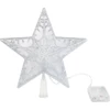 Kép 2/4 - Csillag MagicHome Karácsony, műanyag, időzítő, 10x LED meleg fehér, 25 cm, 2xAA