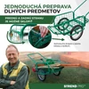 Kép 3/7 - Kocsi Victor, GREEN szállító, felfújható kerék, max. 100 kg