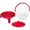 Kép 4/4 - Itató RAPID CLEAN, baromfinak, lábakkal, 12 liter, műanyag