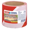 Kép 1/2 - Szalag tesa® SIGNAL, 80 mm, figyelmeztető, piros/fehér, Hossz: 100 m