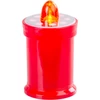 Kép 1/3 - Gyertya MagicHome TG-18, LED, sírra, piros, 11 cm, (2xAA elem a csomag része)