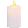 Kép 1/3 - Gyertya MagicHome, LED, sírra, fehér, 2xAA, 5,5x10,5 cm, (2xAA elemmel együtt)