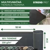 Kép 4/5 - Árnyékoló háló SHADE.NET, 2x10 m, UV, 230 g/m2, 95% antracit
