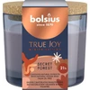 Kép 2/2 - Gyertya Bolsius True Joy Secret Forest, illatos, 66/83 mm, üvegben