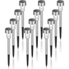 Kép 2/4 - Lámpa Strend Pro Adria, szolár, 1xLED, rozsdamentes acél, 4,7x30,5 cm, Sellbox 24 db