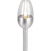 Kép 3/5 - Lámpa Strend Pro Candle, napelemes, 1x LED, rozsdamentes acél, 6x28 cm, Kiszerelés 24 db