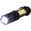 Kép 3/8 - Zseblámpa Strend Pro Flashlight NX1040, 3 W, 70+65 lm, oldalsó fénnyel, Zoom, 1xAA, csomag 12 db
