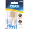 Kép 2/2 - Csatlakozó CGAS, gázhoz, egyutas, G G3/8''-LH menet, anyával