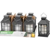 Kép 1/5 - Lámpás Strend Pro Garden, napelemes, lánghatás, 10,5x10,5x19 cm, Kiszerelés 6 db