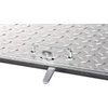 Kép 2/3 - Aknafedél MC50, 500x500 mm, csatorna, horganyzott, max. 150 kg