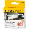 Kép 3/3 - Szalag Strend Pro, 25 mm, L-2 m, fehér, fényvisszaverő