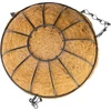 Kép 4/4 - Akasztó Strend Pro, virágtartó, acél/kókusz, függő, lánccal és kampóval, 20 cm