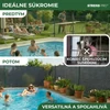 Kép 5/5 - Árnyékoló háló PRIVAT.NET, 1x10 m, háló, HDPE, UV, 230 g/m2, 95% antracit