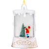 Kép 3/4 - Lámpás MagicHome Karácsonyi, Mikulás fenyőfával, műanyag, 1xLED meleg fehér, 8x4x15 cm, 2xAAA