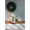Kép 5/5 - Lámpás MagicHome Karácsonyi, műanyag, fehér, 3xLED sárga, 14x14x35 cm, 3xAAA