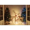 Kép 2/2 - Dekoráció MagicHome Karácsony, szarvas/szarvasborjú, fém/zsineg, 80xLED meleg fehér, 0.6 m