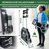 Kép 6/8 - Molnárkocsi Strend Pro, szállítókocsi, összecsukható lépcsőző, teleszkópos, max. 80 kg