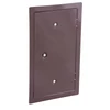 Kép 1/2 - Tisztítóajtó Anko C2.3B 130x260 mm, kémény, barna, revíziós