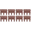 Kép 1/6 - Palisád GE037, 27x24 cm, PP, barna, flexibilis, Hosszúság 2,16 m, 8 db-os csomag