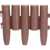 Kép 3/6 - Palisád GE037, 27x24 cm, PP, barna, flexibilis, Hosszúság 2,16 m, 8 db-os csomag