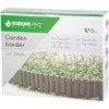 Kép 6/6 - Palisád GE037, 27x24 cm, PP, barna, flexibilis, Hosszúság 2,16 m, 8 db-os csomag