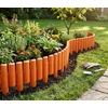 Kép 2/6 - Palisád GE037, 27x24 cm, PP, terrakotta, flexibilis, Hosszúság 2,16 m, 8 db-os csomag