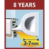 Kép 2/2 - Tömítés tesamoll® D profil, 9 mm, fehér, L-100 m, ablakokhoz és ajtókhoz