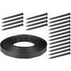 Kép 1/3 - Szegély Strend Pro Garden, gyep, rugalmas, fekete, L-10 m, 4 cm