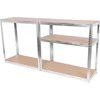 Kép 2/3 - Polc Racks RAT40 MS, fém, MDF, 5 polcos, 1800x900x400 mm, max. 175 kg/polc