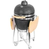 Kép 3/8 - Grill Strend Pro Kamado Egg 21", 46,7 cm átmérő, 91 cm grillmagasság, fekete, 130x73x122 cm