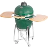 Kép 1/8 - Grill Strend Pro Kamado Egg 21", 46,7 cm átmérő, 91 cm grillmagasság, zöld, 130x73x122 cm